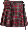 Banned Alternative Kurzer Rock Damen Check It Out Kilt rot Produktbild-Vorschau 1