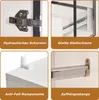 okwish Kleiderschrank mit 3 Glastüren, 1 Schublade und 1 Produktbild-Vorschau 8