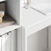 vidaXL Scrivania bianca 70 x 40 x 76 cm Anteprima dell’immagine prodotto 4