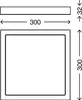 Di-Ka LED Deckenleuchte Cool & Cosy 21W 30x30cm Produktbild-Vorschau 2