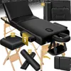 tectake® 3 Zonen Massageliege-Set Breite 70 cm, Polsterung Produktbild-Vorschau 9