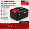 18V Akku 6.0Ah kompatibel mit Einhell Power X-Change – Produktbild-Vorschau 3