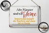 Blechschild Spruch 30x20cm alte Männer sind wie Weine Produktbild-Vorschau 3