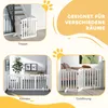PawHut Absperrgitter Hund 3-teilig, 155 x 61 cm Faltbar Produktbild-Vorschau 5