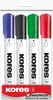 Kores Whiteboard- & Flipchart-Marker "K MARKER", 4er Etui Náhled obrázku produktu 2