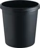 helit Papierkorb 18 l H331xØ315 mm mit Griffrand schwarz - Produktbild-Vorschau 1