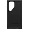 A black OtterBox Defender case for a Samsung Galaxy S24 Ultra is shown from the back on a white background. Podgląd zdjęcia produktu