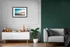 MuchoWow® MuchoWow® Gerahmtes Poster Meer - Boot - Berg Produktbild-Vorschau 6