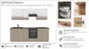 Keukenwandunit 270 cm - Sonoma beige, wit - Zonder werkblad Productafbeelding-voorbeeld 2