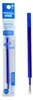 A blue pen refill is shown next to its packaging, which displays product information and branding. Podgląd zdjęcia produktu