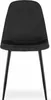 Chaise COMO - velours noir x 2 Voir les images du produit 3