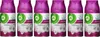 Six cans of Air Wick air freshener are lined up against a white background. Podgląd zdjęcia produktu