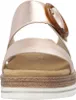 Mule femme D0Q51-82 blanche de REMONTE en cuir de la taille Voir les images du produit 2