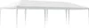 A white party tent with multiple legs is shown against a white background. Produktbild-Vorschau