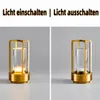 LED Akku Tischlampe Gold Kabellos, Touch Tischleuchte Produktbild-Vorschau 7