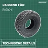 2 Reifen 15x6.00-6 Tubeless 4PR Produktbild-Vorschau 3