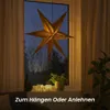 Papierstern Point gold 7-zackig Lochmuster Ø 60cm Produktbild-Vorschau 5
