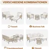 Flieks Gartenlounge Set 6-Sitzer, Gartenmöbel Sets mit 2 Produktbild-Vorschau 7