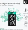 CELLONIC Pile rechargeable 9V – Pile NiMH 9V / E Block / Voir les images du produit 3
