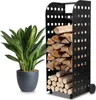 Clanmacy Chariot pour bois de cheminée Étagère pour bois de Voir les images du produit 1