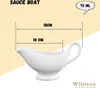 Wilmax Sauciere 75 ml Porzellan Weiß WL-996114/A Produktbild-Vorschau 3