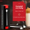 HGMD Latte macchiato Löffel - 8 Stück - 17cm - Lange Produktbild-Vorschau 5