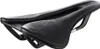 A black bicycle saddle is shown against a white background. Náhled obrázku produktu