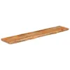 A long wooden plank on a white background. Produktbild-Vorschau