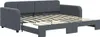 vidaXL Letto da giorno allungabile grigio scuro 90x190 cm Anteprima dell’immagine prodotto 1