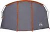 Tente tunnel vidaXL 4 personnes, gris et orange, 318 x 275 Voir les images du produit 4