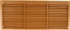 Lüftungsgitter Kunststoff Ausführung Buche 290mm x 125mm Produktbild-Vorschau 3