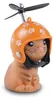 Winkee - Canard couineur à vélo avec casque | L'adorable Voir les images du produit 1