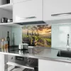 Küchenrückwand Spritzschutz Glas mit Motiv Weinlandschaft Produktbild-Vorschau 2