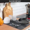 Silikonová podložka pod dřez tmavě šedá 43 x 32 cm Náhled obrázku produktu 6