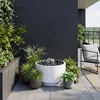 Solarbrunnen Outdoor Set mit großer Ø 47x30 cm Schale weiß Produktbild-Vorschau 7