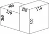 NABER Cox® Base Q+ 360 S/370-1, antracite, H 360 mm Anteprima dell’immagine prodotto 3