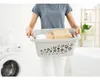 Rotho Blumen Wäschekorb 25l Cool Grey Produktbild-Vorschau 6