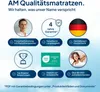 AM Qualitätsmatratzen | 7-Zonen Deluxe Gelschaum-Topper | Produktbild-Vorschau 7