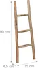 Scala decorativa Relaxdays, altezza 90 cm, scala da Anteprima dell’immagine prodotto 4