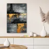MuchoWow® - Leinwandbilder - Modern - Gold - Grau - Produktbild-Vorschau 6