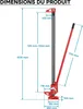 Podnośnik Wiltec Farm Jack 150 cm 60" 3000 kg, podnośnik Podgląd zdjęcia produktu 11