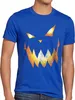 style3 Kürbiskopf Halloween Herren T-Shirt Produktbild-Vorschau 1