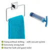 WENKO Handtuch Halter QUADRO ohne bohren Edelstahl Ring Produktbild-Vorschau 4