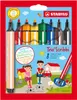 Gefederter Dreikant-Filzstift - STABILO Trio Scribbi - 8er Produktbild-Vorschau 1
