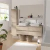 SORRENTO Doppelwaschtisch 120cm hängend - Holzoptik Produktbild-Vorschau 5