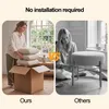 Puf giratorio de 360° para sillón, tapizado en tejido Vista previa de la imagen del producto 7
