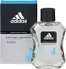A bottle of Adidas Ice Dive After Shave and its packaging are displayed against a white background. Produktbild-Vorschau