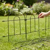 Relaxdays Beetzaun Metall, 10 modulare Zaunelemente Produktbild-Vorschau 3