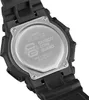 Close-up of the back of a black Casio G-Shock watch, showing the metal case back with engraved text and logos. Anteprima dell’immagine prodotto