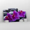 Bild auf Leinwand - Leinwandbild - Blumen Steine Violett Produktbild-Vorschau 4